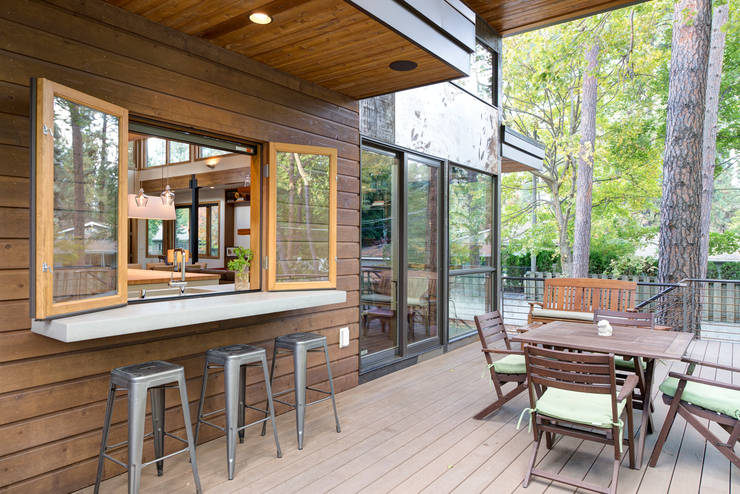 Casas de estilo  por Uptic Studios