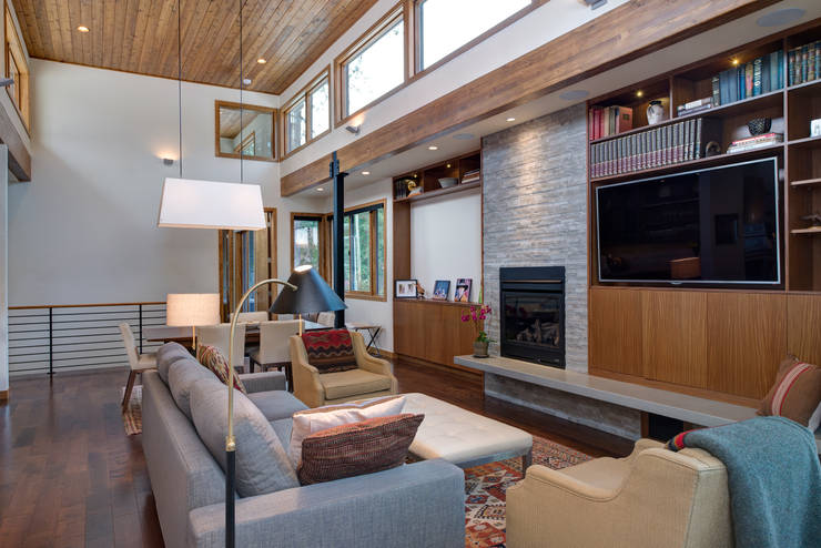 Salas / recibidores de estilo  por Uptic Studios