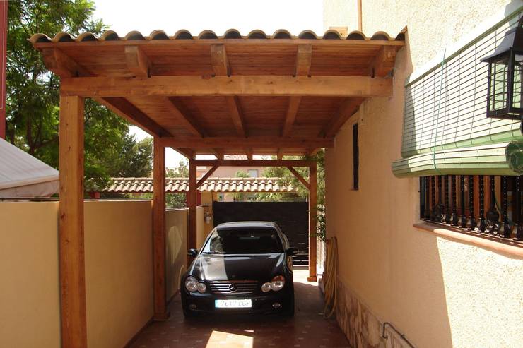 9 cocheras de madera que te encantarán