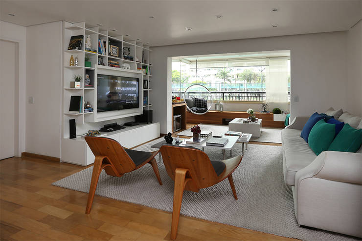  Living room by Casa 2 Arquitetos