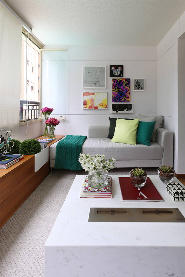  Living room by Casa 2 Arquitetos