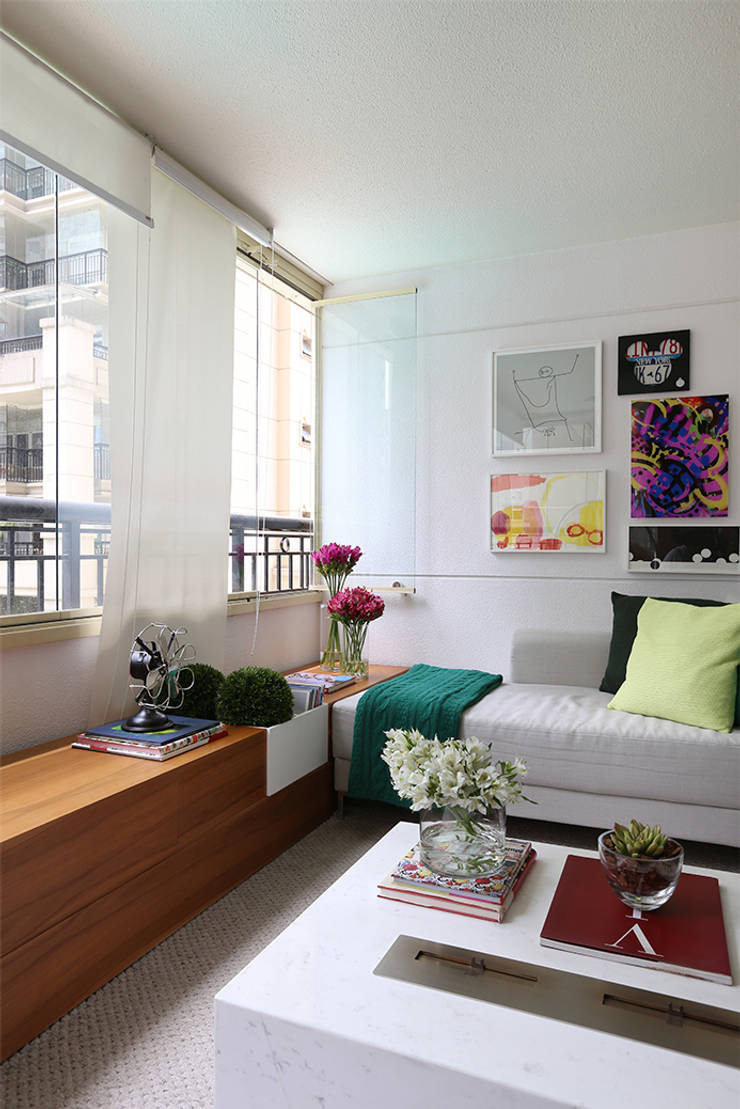  Living room by Casa 2 Arquitetos
