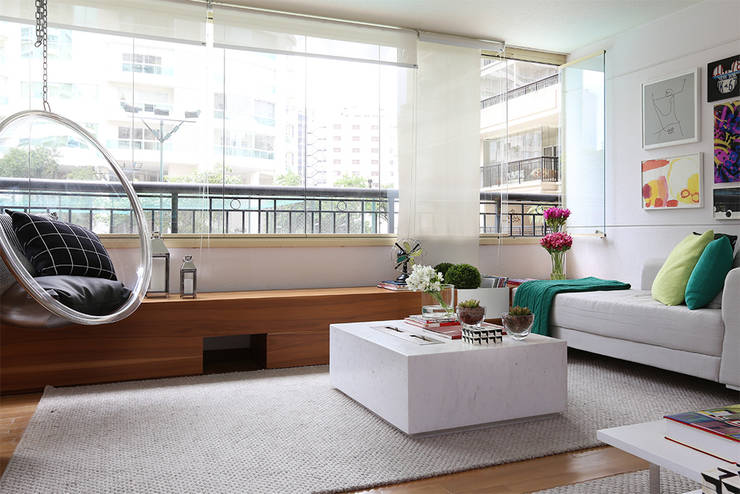  Living room by Casa 2 Arquitetos