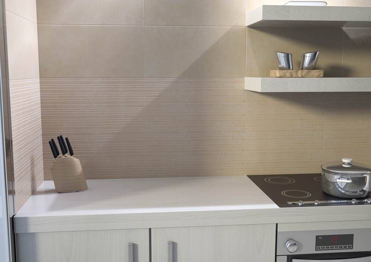 Cozinhas minimalistas por INTERAZULEJO