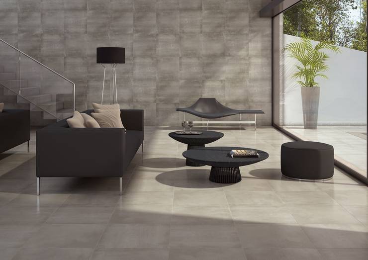 Salas de estar modernas por INTERAZULEJO