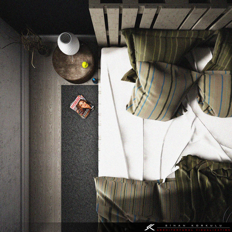 SK ARCHITECTURAL VISUALIZATION – BEDROOM:  tarz Yatak Odası