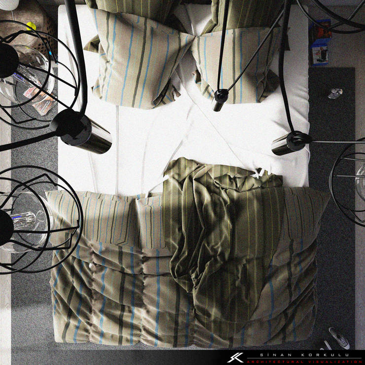 SK ARCHITECTURAL VISUALIZATION – BEDROOM:  tarz Yatak Odası