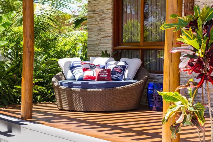 Terrazas de estilo  por Jamile Lima Arquitetura