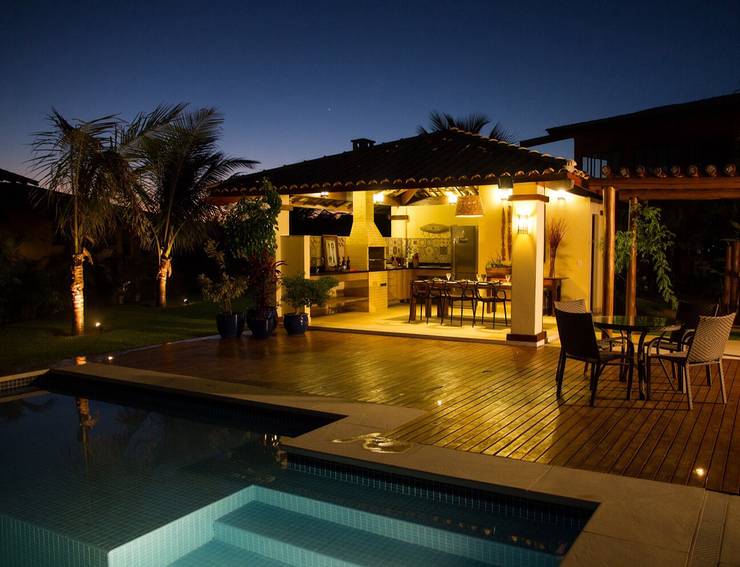 Piscinas de estilo  por Jamile Lima Arquitetura