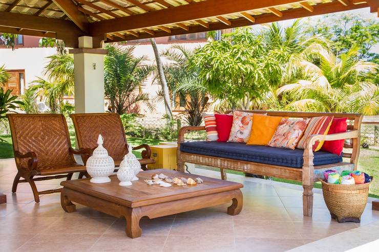 Terrazas de estilo  por Jamile Lima Arquitetura