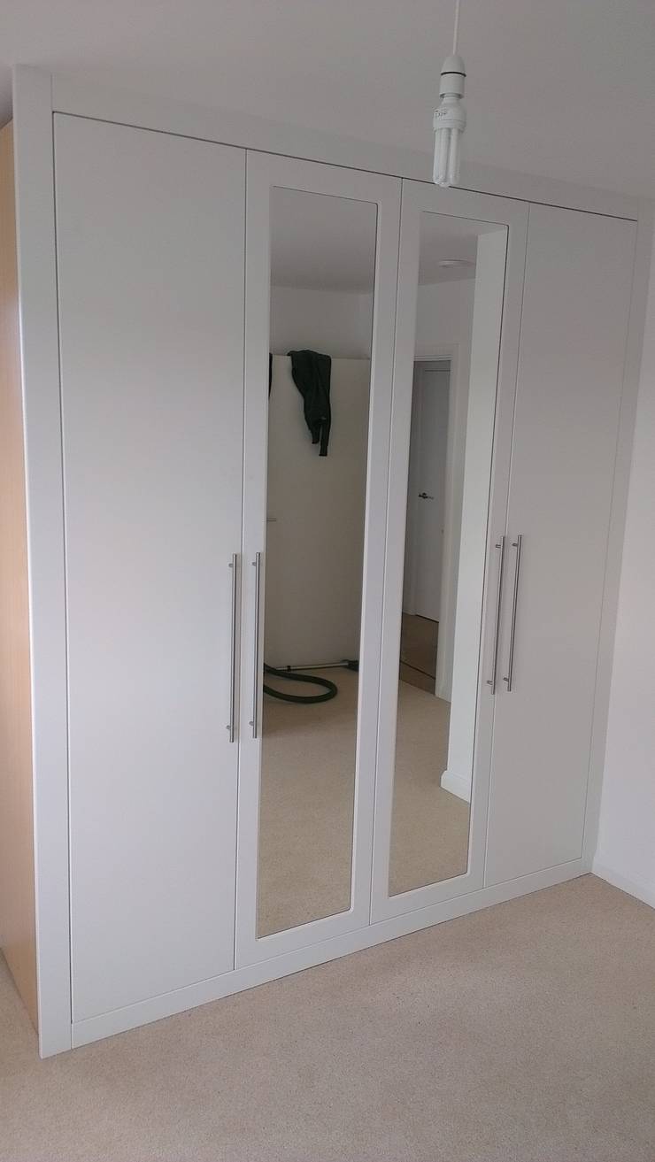 Glosatte White Ed Wardrobes By Capital Bedrooms And White Ed Wardrobe With Mirrored Doors Bedroom By Capital Bedrooms And Kitchens