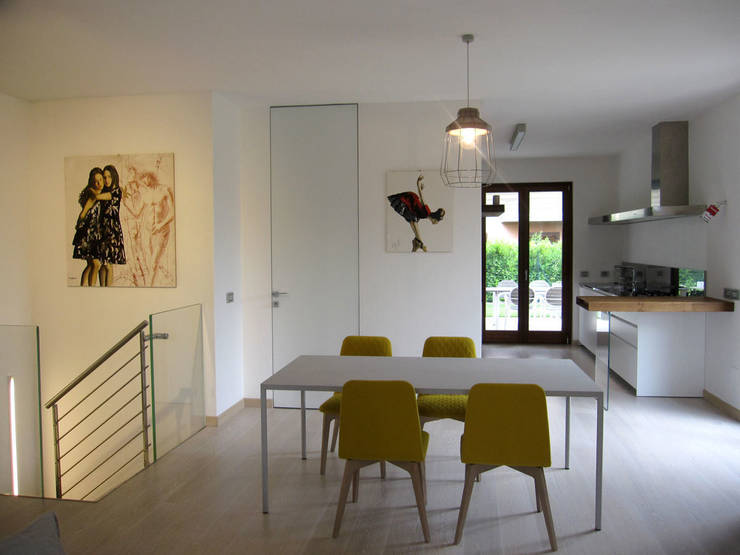 Casa a loreto (progetto di distribuzione e interior design) by ... Zona giorno design