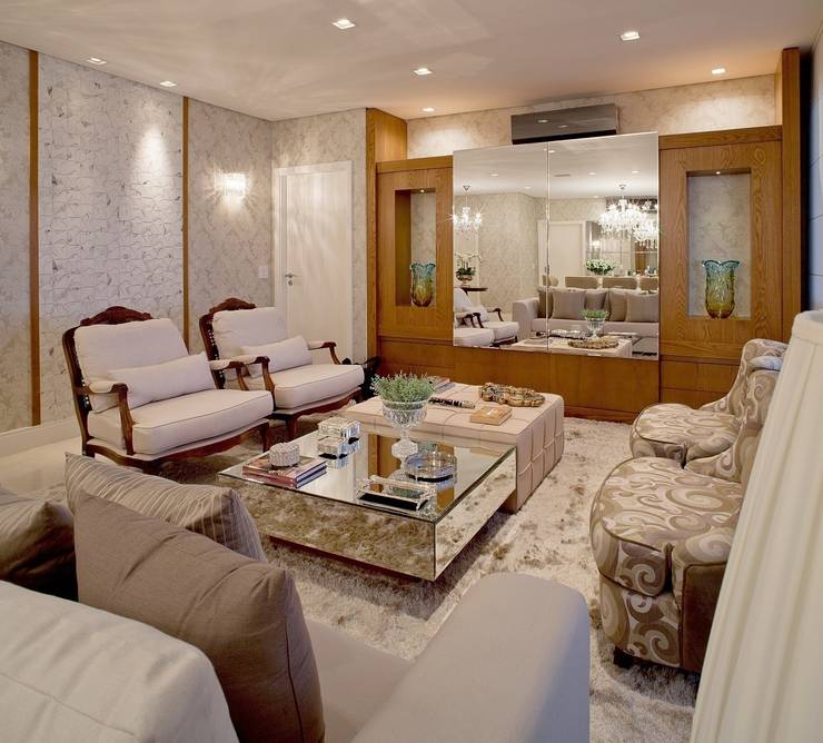 Soggiorno in stile  di Mariane e Marilda Baptista - Arquitetura & Interiores