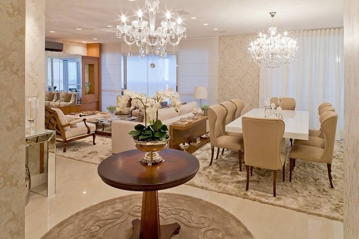 Soggiorno in stile  di Mariane e Marilda Baptista - Arquitetura & Interiores