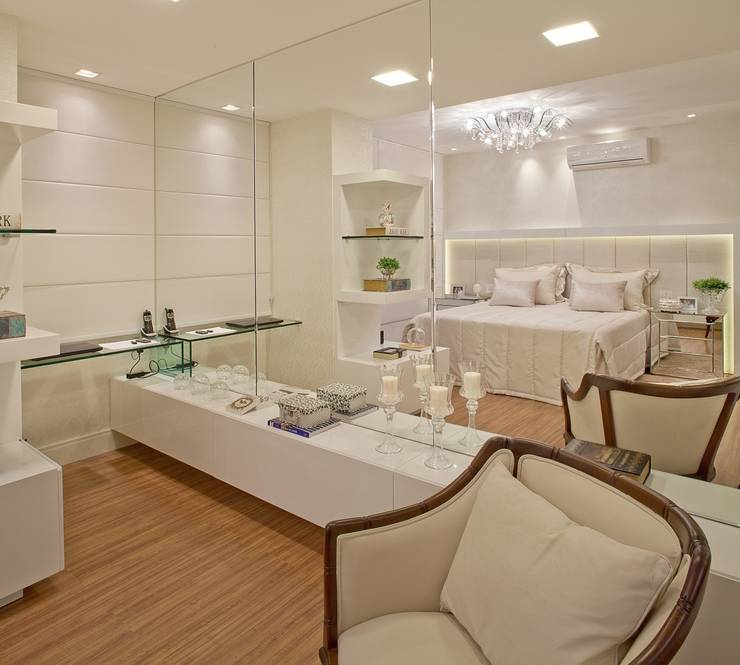  غرفة نوم تنفيذ Mariane e Marilda Baptista - Arquitetura & Interiores