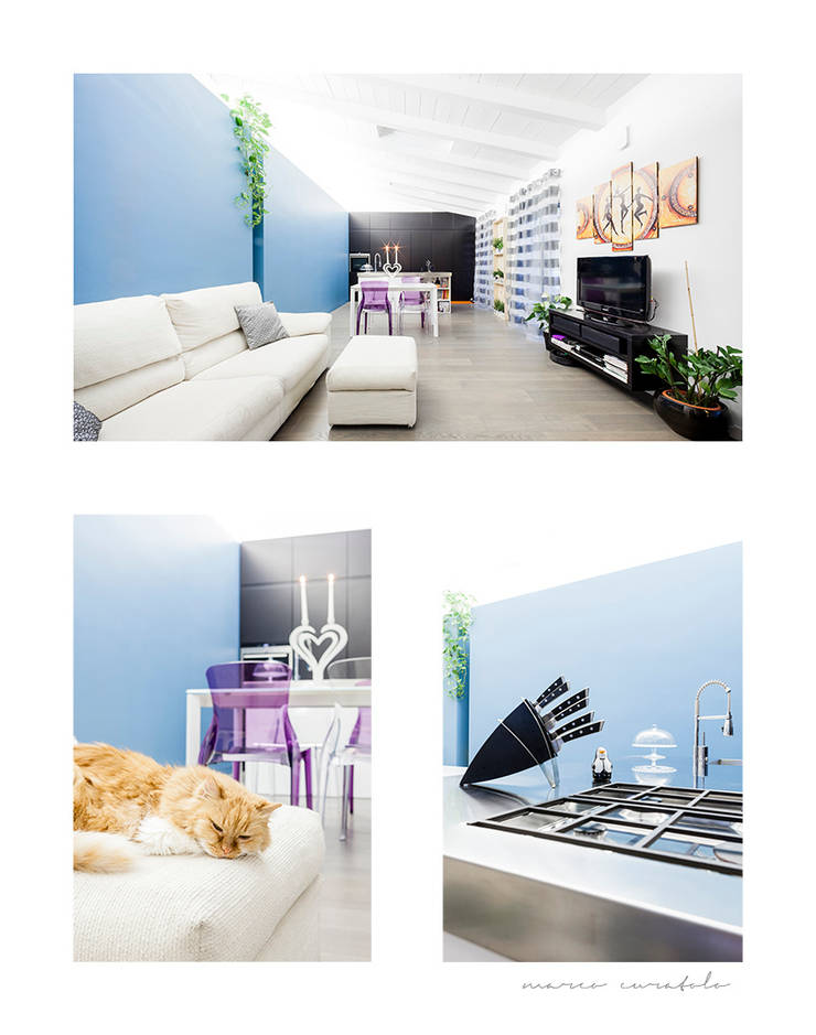  客廳 by 23bassi studio di architettura