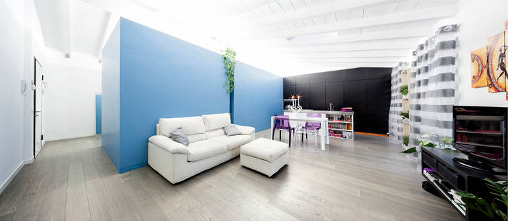  客廳 by 23bassi studio di architettura