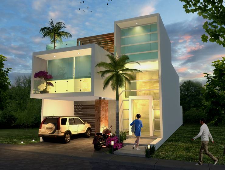  منازل تنفيذ Milla Arquitectos S.A. de C.V.