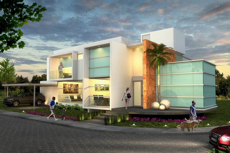  منازل تنفيذ Milla Arquitectos S.A. de C.V.