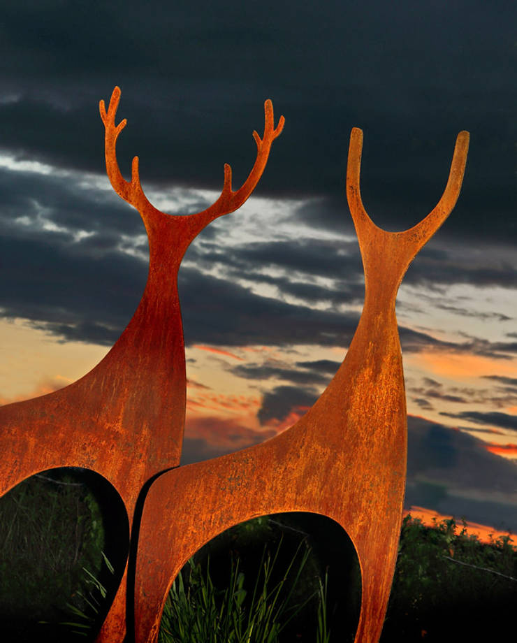 Deer Garden Sculpture by Garden Art and Sculpture homify