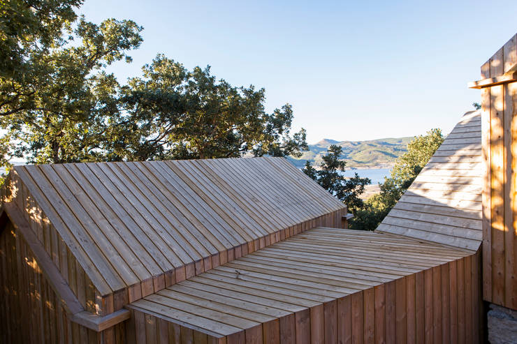 Casas de estilo  por Escritorio de arquitetos