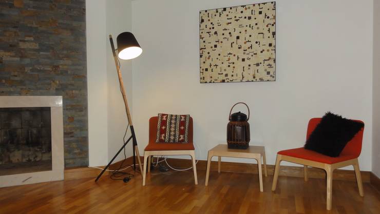  Living room by ARQAMA - Arquitetura e Design Lda