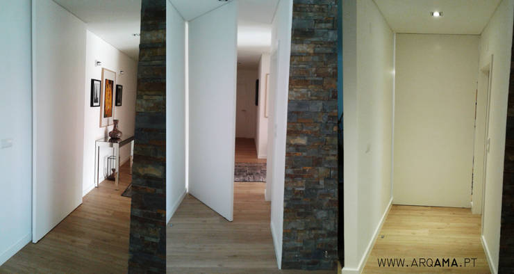  Corridor & hallway by ARQAMA - Arquitetura e Design Lda