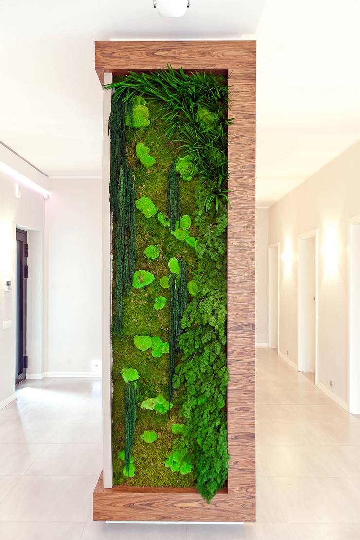 Pasillos y vestíbulos de estilo  por Biuro Projektów MTM Styl - domywstylu.pl