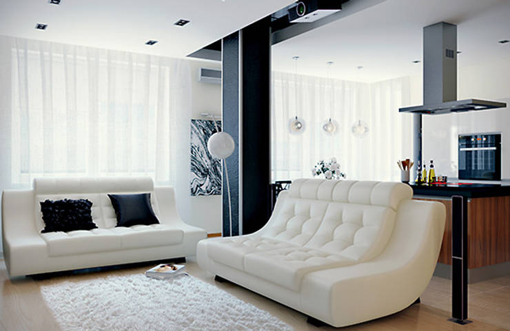  Living room by студия дизайна 'Крендель'