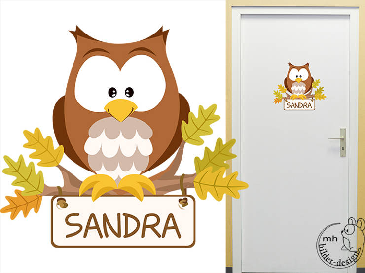 Türschilder - Tiere fürs Kinderzimmer von MHBilder-Design ...