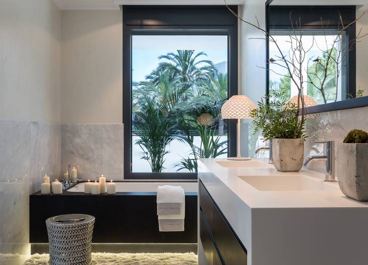 Breng de natuur naar je badkamer met deze tips