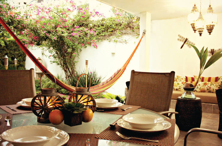  Hiên, sân thượng by Nomada Design Studio