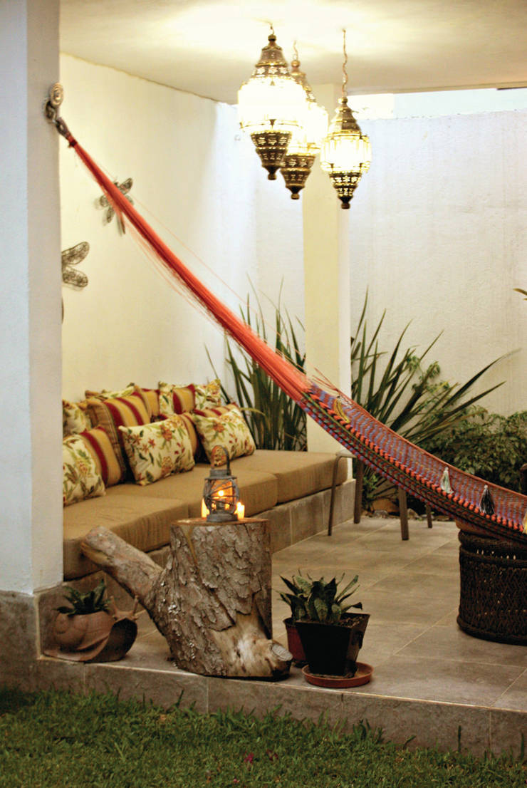  Hiên, sân thượng by Nomada Design Studio