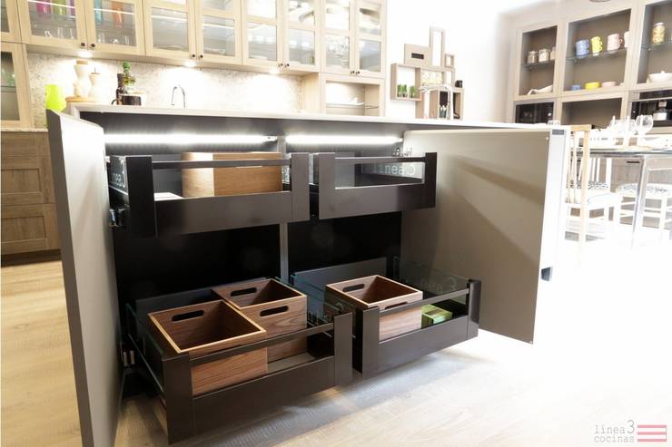 19 Cara Cerdas Menata Dapur Dapur By Línea 3 Cocinas Madrid