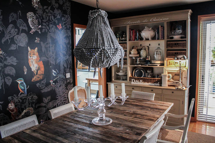 Casa particular: Salas de jantar rústicas por Gavetão- Decoração de Interiores