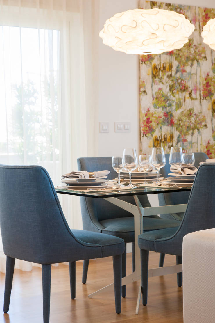 Traço Magenta - Design de Interiores:  tarz Yemek Odası