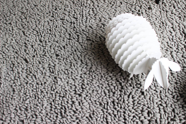   por Entre Led e Design , Minimalista Têxtil Ambar/dourado 