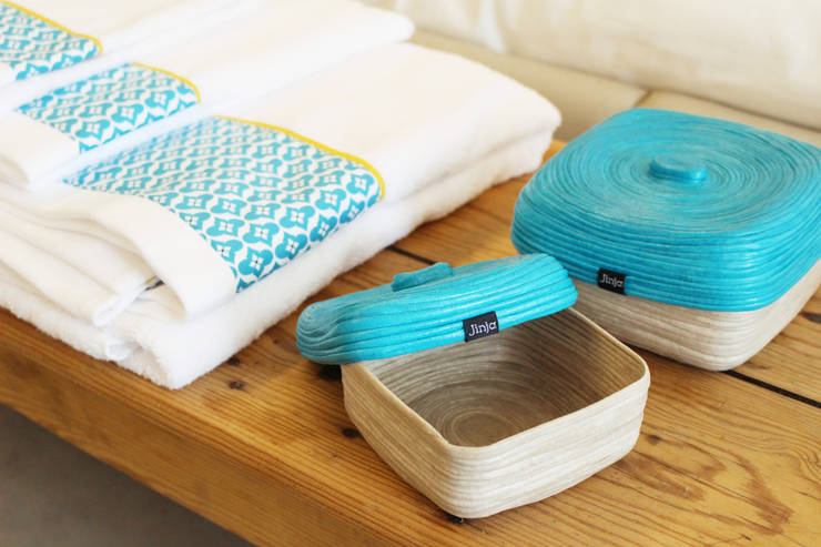   por Entre Led e Design , Minimalista Têxtil Ambar/dourado 