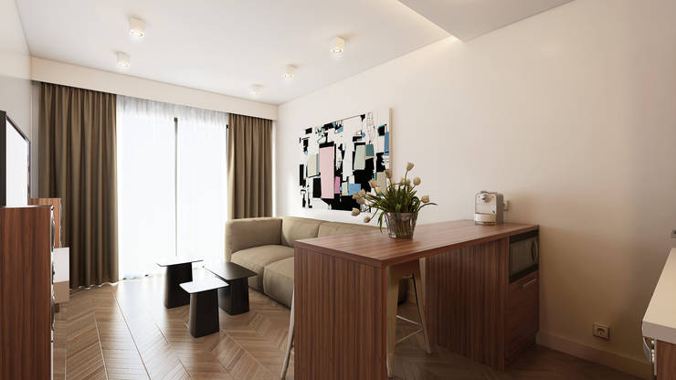  غرفة المعيشة تنفيذ José Tiago Rosa