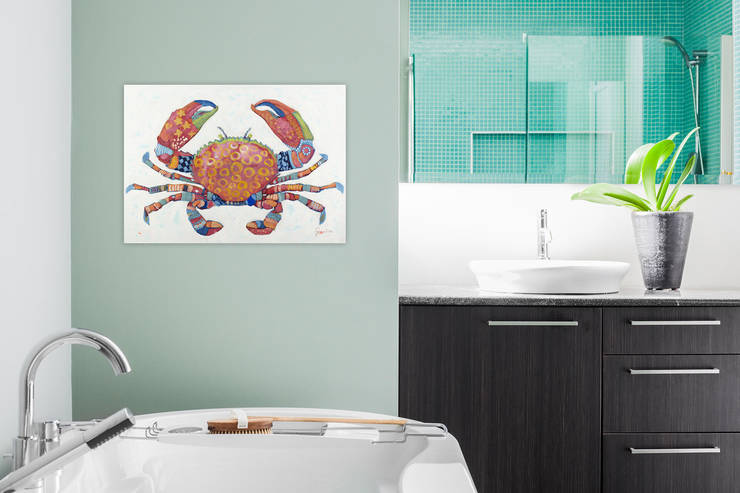 Gemälde & Wandbilder für das Badezimmer von KUNSTLOFT | homify Gemälde & Wandbilder für das Badezimmer von KUNSTLOFT | homify