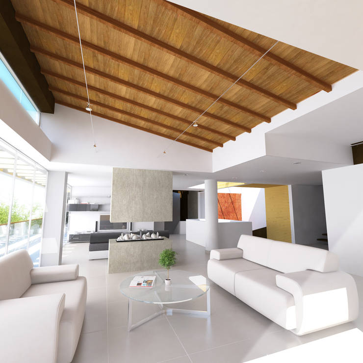 Salas / recibidores de estilo  por Lápiz De Sueños