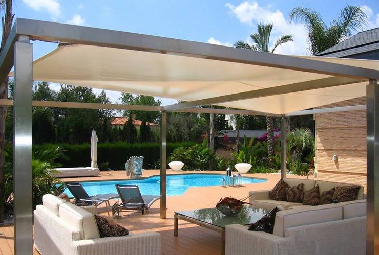 17 个拥有遮阳棚的时尚露台设计