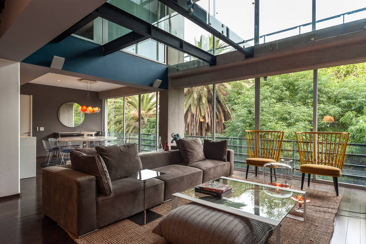 16 salas de doble altura: ¡modernas y preciosas!