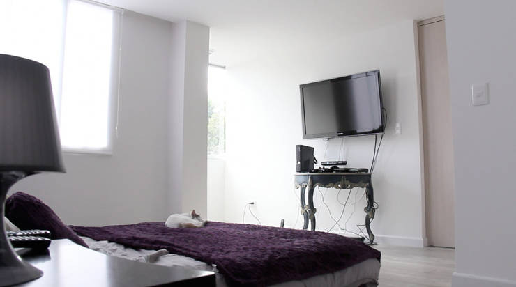  غرفة نوم تنفيذ santiago dussan architecture & Interior design