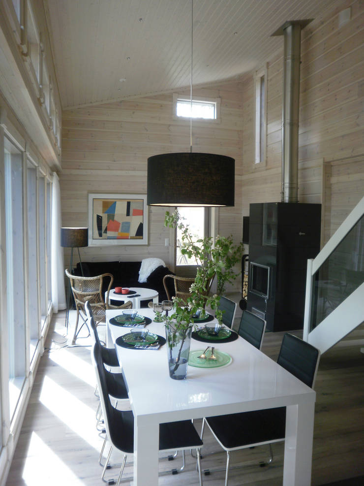  اتاق غذاخوری by Woody-Holzhaus - Kontio