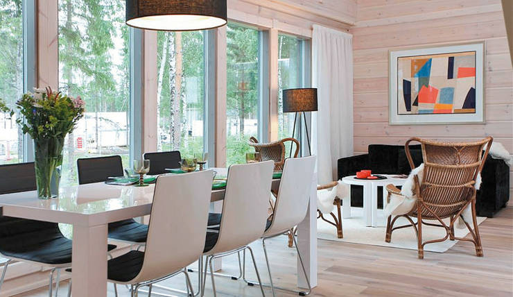  اتاق غذاخوری by Woody-Holzhaus - Kontio