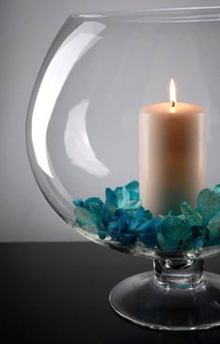 Hurricane Lamps for Pillar Candles by The London Candle Company homify