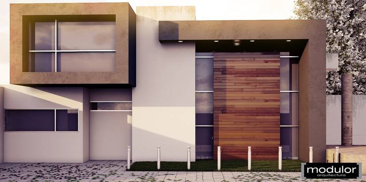  منازل تنفيذ Modulor Arquitectura