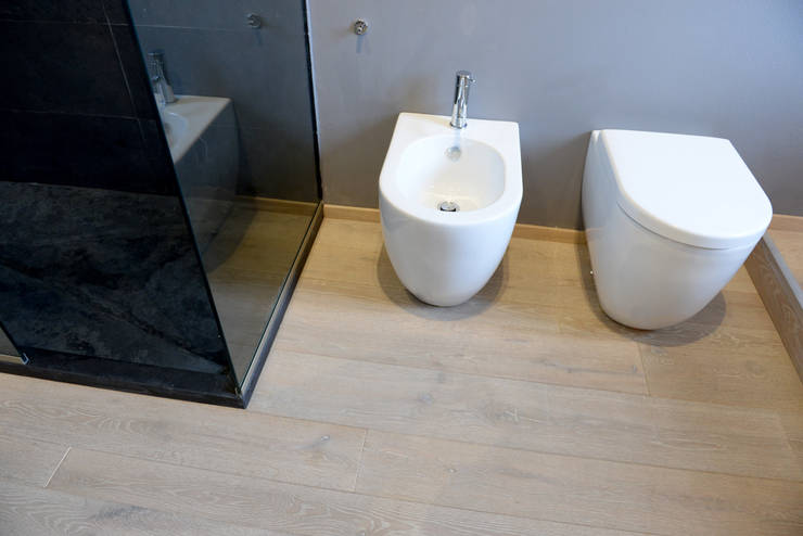 Attico in centro a firenze, parquet rovere art. pepe bianco ... Centro parquet firenze