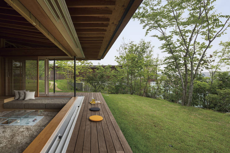 Jardines de estilo  por WA-SO design  　　-有限会社 和想-